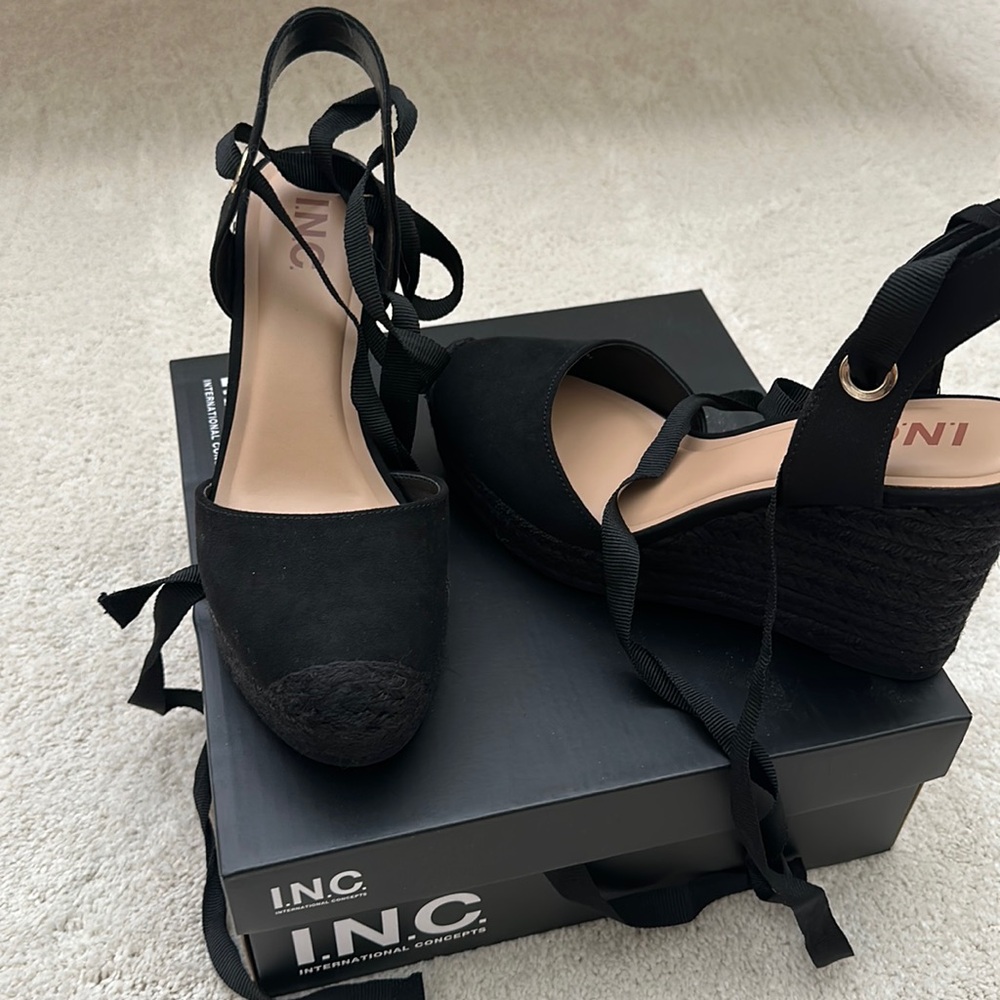 NOT SOLD YET- Never Worn Black Espadrilles